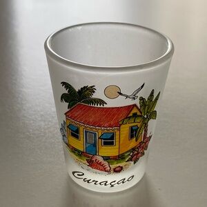 Curacao shot glass